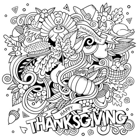 Thanksgiving coloring sheets