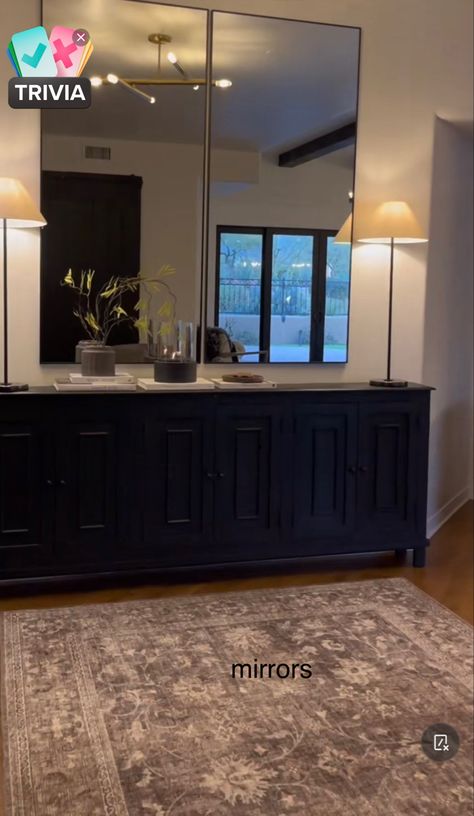 Big Mirrors, Big Mirror, Game Changer, Mirror Wall, Oversized Mirror, Home Furnishings, Entrance, Entryway, Mirror