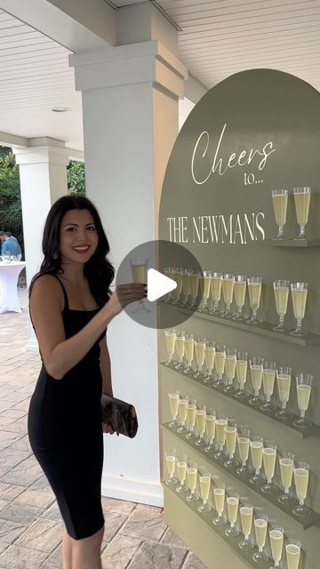 Bridebook on Instagram: "Wedding tip we learnt from this video - surround yourself with people who are good at DIY, because this champagne wall is stunning! 🤩  Video credit: @livingwithley on TikTok  #wedding #weddingdiy #champagnewall #proseccowall #weddingideas #weddinginspiration #weddinginspo #bride #bridetobe #gettingmarried" Champagne Stand Diy, How To Make Champagne Wall, Champagne Wall For Wedding, How To Build A Champagne Wall, Champagne Wall Diy, Champagne Wall Seating Chart, Diy Champagne Wall, Champagne Wall Wedding, Prosecco Wall