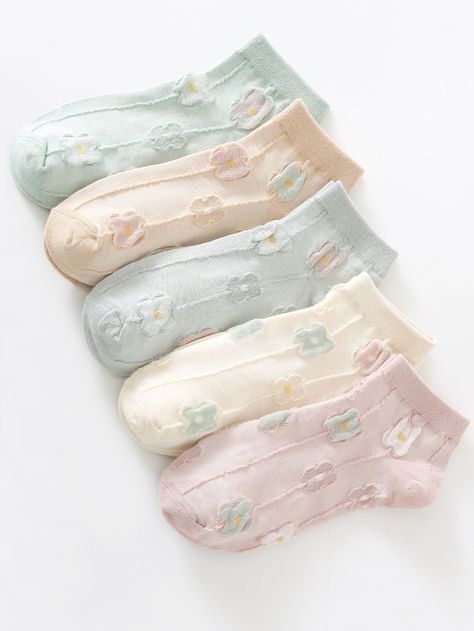 Floral Socks, Soft Socks, Pastel Orange, Liner Socks, Pastel Floral, Pastel Yellow, Dress Socks, Baby Socks, No Show Socks