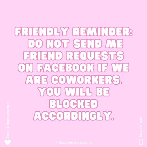 😭😭😭👉🏾LBVS: Do not request to be my friend on social media! Because working 3 12 hour shifts with you, is all you need to know. All your coworkers aren't your friends. Yes, you meet a couple that you're really cool with! But majority just wanna talk about what you were doing outside of work...when you posted those pics! Share this post with a friend who needs to see it! Coworkers Are Not Your Friends, 12 Hour Shifts, Night Shift Nurse, Be My Friend, Night Nurse, Scrub Life, New Nurse, Future Nurse, Nurse Practitioner