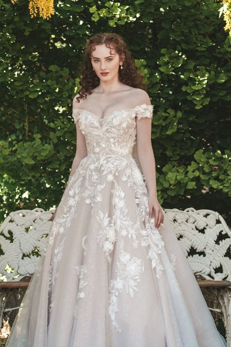 Diamond Of The Season, Tulle Ballgown, Elegant Bridal Gown, Tulle Bow, Full Tulle Skirt, Cathedral Train, Allure Bridals, Tulle Bows, Allure Bridal