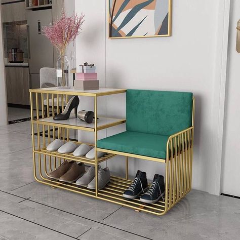 (paid link) Make up admin Tips - Best Make up Organizer 👉 Go to the website to find out more. Metal Shoe Rack Ideas, Closet Storage Diy, Shoe Closet Storage, Modern Doorway, Shoe Collection Aesthetic, Storage Cabinet Ideas, Shoe Rack Design, Shoe Rack Ideas, Cushion Stool