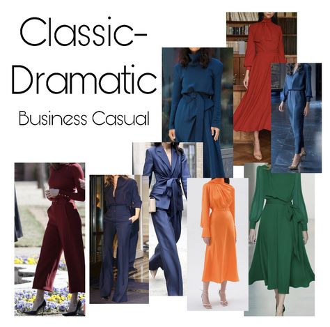 Classic Dramatic Essence, Dramatic Classic Outfit Ideas, Soft Dramatic Classic Essence, Classic Essence Outfits, Dramatic Classic Casual Outfits, Dramatic Classic Style Outfits, Dramatic Classic Style, Essences Style, Essence Types