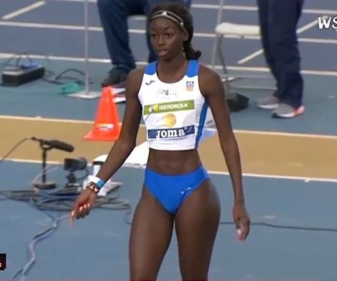 Track Body Goals, Fatima Diame, Athletic Body Type, Body Types Women, Track And Field Athlete, Athletic Body, Black Femininity, Fitness Inspiration Body, Body Inspiration