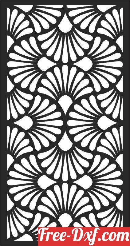 decorative panel wall separator door pattern oKUTR High quality free Dxf files, Svg, Cdr and Ai Ready to cut for laser Cnc plasma and Download Instantly Doors, Windows, Panel Free Dxf Files Cnc, Wall Separator, Door Pattern, Jaali Design, Free Dxf Files, Hummingbird Flowers, Geometric Pattern Art, Flower Panels, Cnc Design