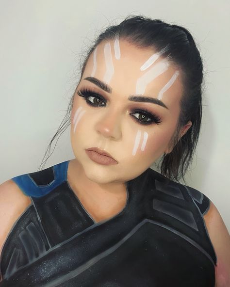 Star Wars Inspired Makeup, Star Wars Makeup Ideas, Superhero Makeup, Warrior Makeup, Star Wars Makeup, Star Wars Halloween Costumes, Space Makeup, Marvel Costumes, Star Wars Halloween