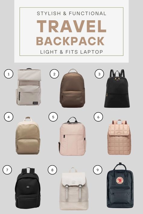 Best Travel Backpack For Women Computer Backpack Woman, Best Carry On Backpack, Waterproof Backpack Women, Travel Backpack Essentials, Travel Backpack Carry On, Backpack For College, Best Laptop Backpack, Womens Work Bag, Italy Trip Planning