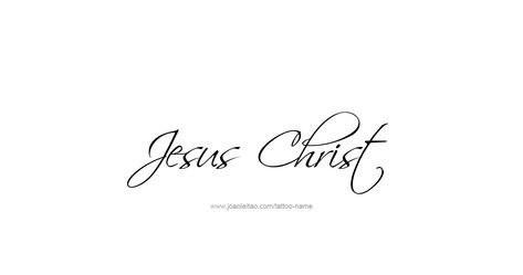 Jesus Christ Tattoo, Tattoos With Names, Christ Tattoo, God Tattoos, Jesus Tattoo, Incredible Tattoos, Tattoo Font, Name Tattoo Designs, Wedding Tattoos