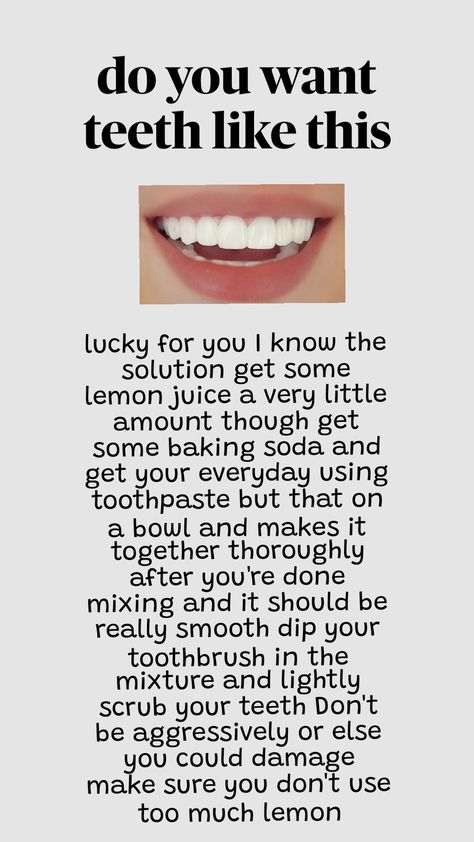 how to get beautiful white teeth #beauty How To Get White Teeth Overnight, How To Have Straight Teeth, How To Get Whiter Teeth, How To Get Straight Teeth, How To Smile Without Showing Teeth, Straight White Teeth, White Teeth Tips, Teeth Tips, Teeth Aesthetic