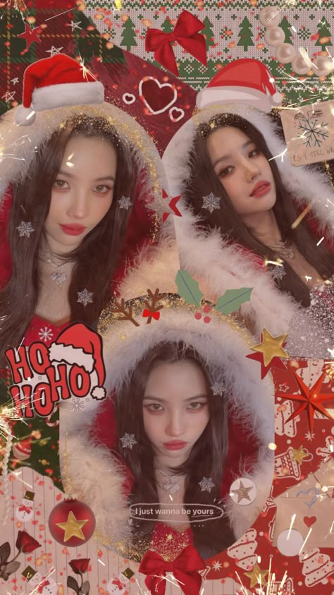 Merry Christmas ❤️🎄 #wallpaper #music#soyeon#gidle#kpop Soyeon Gidle, Merry Christmas Wallpaper, Wallpaper Music, Lomo Card, Wallpaper Kpop, Music Wallpaper, Christmas Wallpaper, Kpop Wallpaper, G I Dle