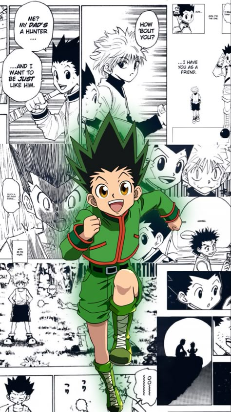 Hunter X Hunter Comics, Hunterxhunter Poster, Killua Manga, Gon Hxh, Hunterxhunter Gon, Hunter X Hunter Manga, Hunter X Hunter Gon, Alluka Zoldyck, Gon Freecss