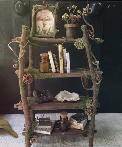 Witchy Diy, Koti Diy, Fairy Room, Housing Development, Fairy Furniture, Fairy Garden Diy, Dreamy Room, Dream Room Inspiration, Miniature Furniture