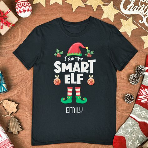 Elf Family, New Years Look, Elf T Shirt, Family Matching Christmas, Christmas Names, Elf Clothes, Family Holiday Photos, Matching Pajamas, Matching Family Outfits