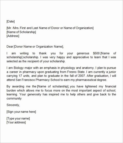 Donor Thank You Letter Template Unique Best Photos Thank You Letter Scholarship Donor Donation Donor Thank You Letter, Donation Thank You Letter, Thank You Letter Examples, Scholarship Thank You Letter, Thank You Letter Sample, Donation Letter Template, Donation Request Letters, Thank You Letter Template, Appreciation Letter
