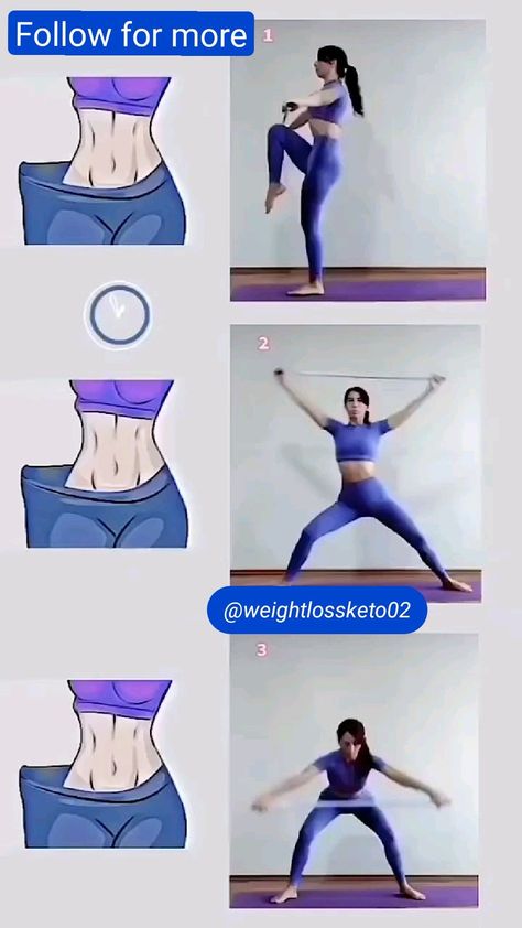 Try this best workout for fast weight lose easy workout for weight lose Easy Abs Workout, Stick Workout, Stick Yoga, Stomach Workouts At Home, Home Glute Workout, Dumbbell Arm Workout, Taller Exercises, Workout Belly, Easy Abs