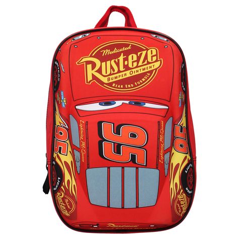 Disney 760-8462 1 x Lightning McQueen 'Piston Cup Champion' 3D Effect Car 31cm Backpack: Amazon.co.uk: Toys & Games Lunch Box Backpack, Flash Mcqueen, Baby Ball Toy, Baby Ball Pit, Messy Crafts, Wooden Toys For Toddlers, 2160x3840 Wallpaper, Christmas Chevron, Wooden Baby Toys