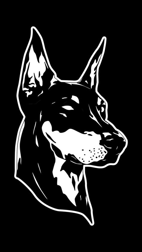 Rottweiler Tattoo, First Tattoo Ideas, Doberman Tattoo, Arte Peculiar, Heavy Metal Art, Getting A Tattoo, The Sweetest Thing, Tattoo Style Drawings, Minimalist Tattoos