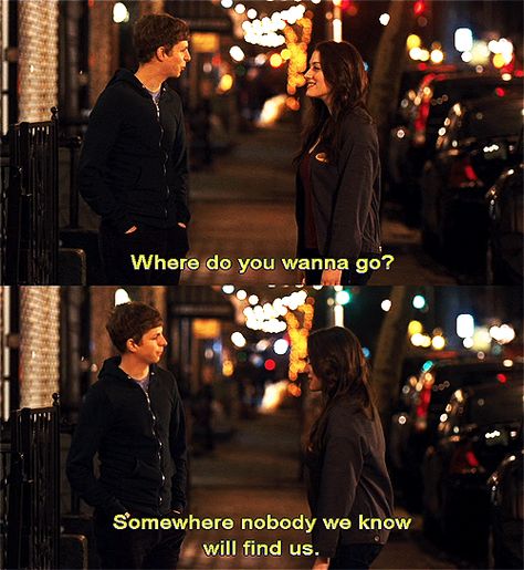 Nick and Norah's Infinite Playlist Nick And Norah, 100 Reasons Why I Love You, Best Movie Quotes, Party Tattoos, Reasons Why I Love You, Teens Movies, Nick And Nora, Kat Dennings, Nice Quotes