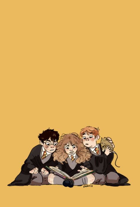 Harry Potter Trio, Anime Harry Potter, Harry Potter Planner, Classe Harry Potter, Harry Potter Friends, Harry Potter Background, Harry Potter Illustrations, Best Wallpaper Hd, Harry Potter Puns