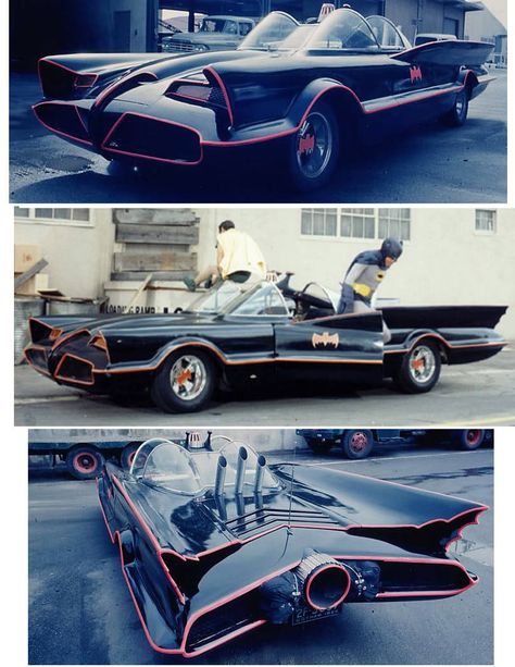 1955 Lincoln Futura show car - 1966 Batmobile  The... -                     			  			Netlex Original Batmobile, Batman Car, The Batmobile, Vintage Auto's, Batman Tv Series, Batman Batmobile, Tv Cars, Concept Car Design, Lincoln Continental