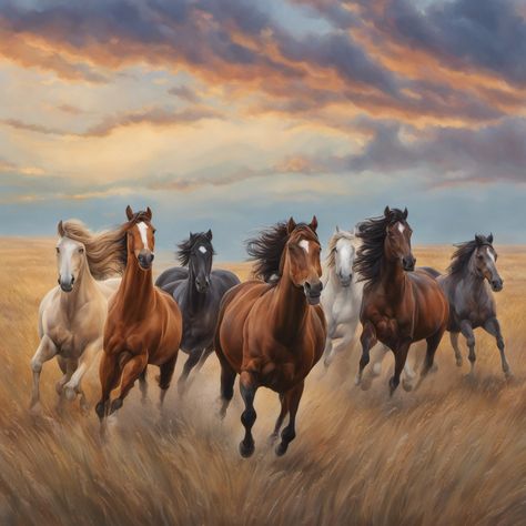 Horse Pictures Drawing, Running Horses Painting Vastu, 7horses Painting, 7 Horses Running Wallpaper, Horse Artwork Equine Art, 7 Horses Running Painting Full Hd, Seven Running Horses Wallpaper, 7 Horses Running Painting Vastu Hd, 7 Running Horses Wallpaper Hd