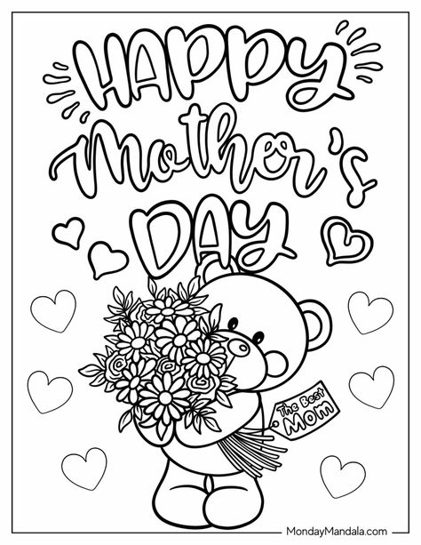 20 Mother's Day Coloring Pages (Free PDF Printables) Mothers Day Sheets For Kids, Mother’s Day Coloring Pages For Toddlers, Happy Mother’s Day Colouring Pages, Free Printable Coloring Pages For Mothers Day, Mothers Day Printables For Kids, Mother’s Day Coloring Pages For Kids, Mother’s Day Grandma Coloring Page, Mothers Day Coloring Pages For Kids, Mother’s Day Work Sheet