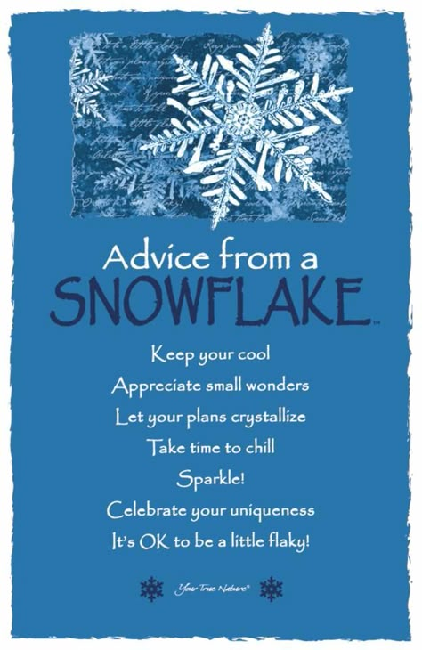 Snowflake Poem, Snowflake Quote, 365 Jar, Winter Quotes, Christmas Poems, Advice Quotes, Christmas Quotes, Card Art, Inspirational Words