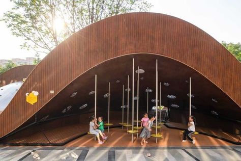 Playgrounds Architecture, Parametric Design, Playground Design, Design Management, Landscape Architecture Design, Urban Furniture, Street Furniture, Outdoor Playground, Urban Spaces