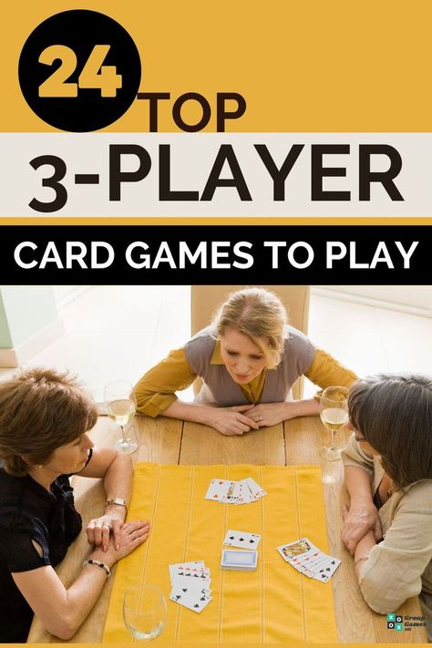 24 Top 3 Player Card Games to Play Card Games For 3 People, Indoor Game Ideas, Family Indoor Games, Easy Card Games, Card Games To Play, Indoor Games For Adults, Family Games Indoor, Games Indoor, Drinking Card Games