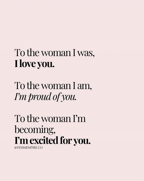 Looking forward to seeing what you’re going to blossom into, love. 🌸 For the women who are evolving, getting better and better every day, leave a 💫 in the comments. 🤍 @femmempire.co 🤍 @femmempire.co 🤍 @femmempire.co #becoming #inspiration #womenempowerment #bettereveryday #selflove Loving Myself Quotes Woman, I Love Myself Quotes Woman Inspirational, Be The Woman You Would Look Up To, Unbothered Woman, How I Love Being A Woman, Myself Quotes Woman, Womanhood Quotes, Soul Work, Im Proud Of You