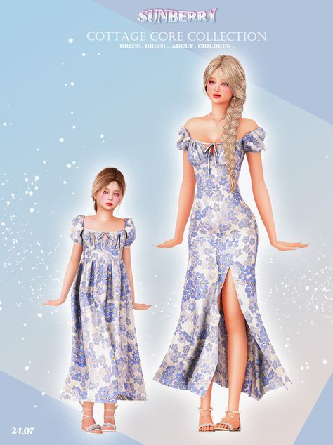 [SUNBERRY]Cottagecore Collection👗👗24.07 (Early access) | Patreon Different Body Sizes, Sims 4 Tsr, Sims 4 Cas Mods, The Sims 4 Pc, Pelo Sims, Free Sims 4, The Sims 4 Packs, Sims 4 Children, Sims 4 Expansions