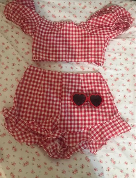 Americana Outfits, Vintage Americana Aesthetic, Gingham Outfit, Americana Aesthetic, Americana Fashion, Vintage Americana, Be Mine, Dream Clothes, Looks Vintage