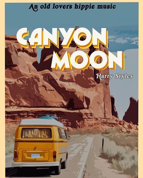 Canyon Moon, Photowall Ideas, Collage Pics, Harry Styles Songs, Harry Styles Poster, Bedroom Wall Collage, Background Ideas, Harry Styles Wallpaper, Harry Styles Pictures