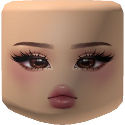 Roblox Douyin Makeup Doe Eye, Roblox Make Up Face Code, Makeup Roblox Faces, Roblox Makeup Faces Codes, Roblox Makeup Faces, Free Roblox Face, Cute Roblox Faces, Face Roblox Code, Roblox Face Id