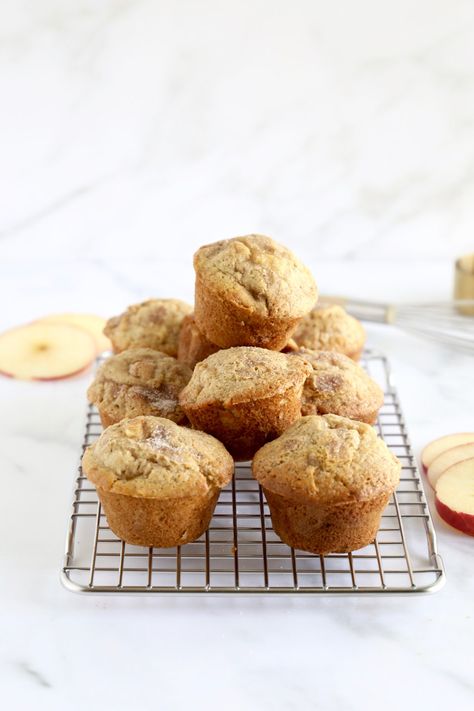 The Best Buttermilk Apple Spice Muffins Apple Spice Muffins, Easy Muffin Recipe, Ginger Muffins, Buttermilk Muffins, Apple Muffin Recipes, Applesauce Muffins, Apple Cinnamon Bread, Apple Cinnamon Muffins, Spice Muffins