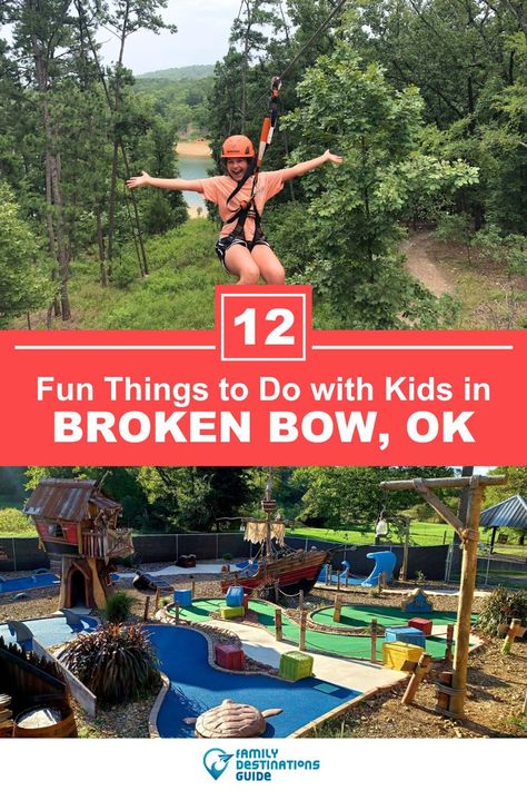 12 Fun Things to Do in Broken Bow with Kids Oklahoma Vacation, Travel Hacks Kids, Broken Bow Oklahoma, Oklahoma Travel, Travel Oklahoma, Broken Bow, Things To Do With Kids, Kids Vacation, Family Destinations