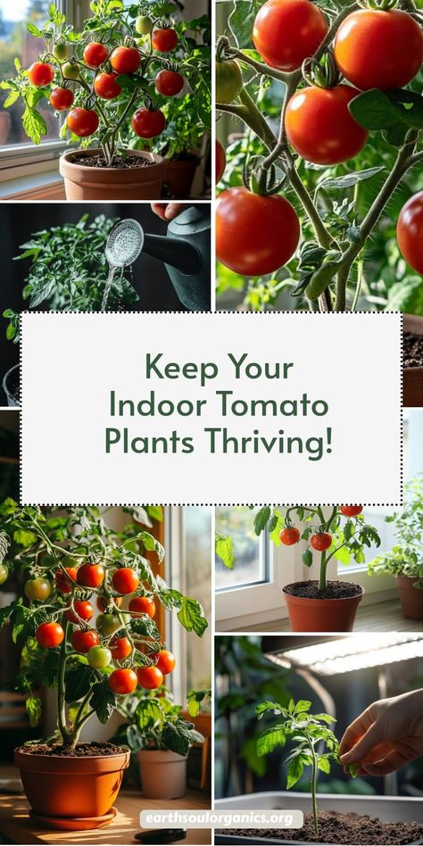 Don’t let the cold weather stop you from growing fresh tomatoes! Learn how to grow tomatoes indoors, even in the middle of winter. Get all the tricks for choosing pots, soil, and the right indoor setup to maximize your harvest. Delicious tomatoes are closer than you think! #howtogrowtomatoesindoors #growtomatoesindoors #indoorvegetablegarden Grow Tomatoes In A Pot, Tomatoes In A Pot, Grow Tomatoes Indoors, Tomatoes Plants Problems, Tomato Container Gardening, Potato Companion Plants, Patio Tomatoes, Growing Tomatoes Indoors, How To Grow Tomatoes