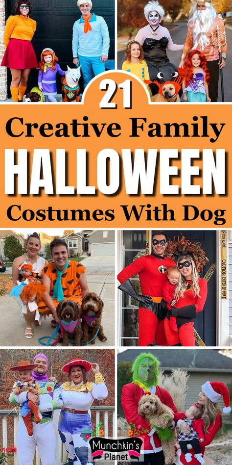 Creative Family Halloween Costumes With Dog Large Family Halloween Costumes Disney, Lilo And Stitch Family Costume With Dog, Family Halloween Costume With Two Dogs, Halloween Costume Matching Dog, Halloween Costumes 2 People 2 Dogs, Family Of 3 And A Dog Halloween Costumes, Cute Halloween Costumes With Your Dog, Family Halloween Costumes For 3 And Dog, Couples And Pet Costumes