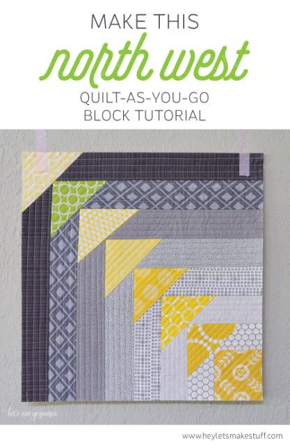 Log Cabin Quilt Pattern, Log Cabin Quilt Blocks, Flying Geese Quilt, Nancy Zieman, Quilt As You Go, Quilt Block Tutorial, Quilt Block Pattern, Block Patterns, Patchwork Quilting