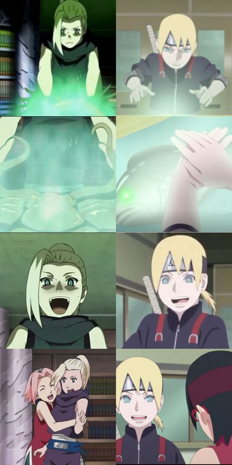 Ino And Sai, Inojin Yamanaka, Naruto Cool, Funny Naruto Memes, Sasuke Sakura Sarada, Naruto Vs Sasuke, Naruto Teams, Uzumaki Boruto, Naruto Cosplay