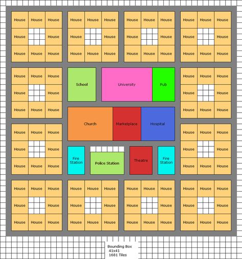 Minecraft Town Blueprints, Minecraft City Ideas Layout, Simcity Layout, Minecraft Town Layout, Minecraft Town Ideas Buildings, Minecraft Town Square, Minecraft Town Ideas Layout, Simcity Buildit Layout, Minecraft Modern City