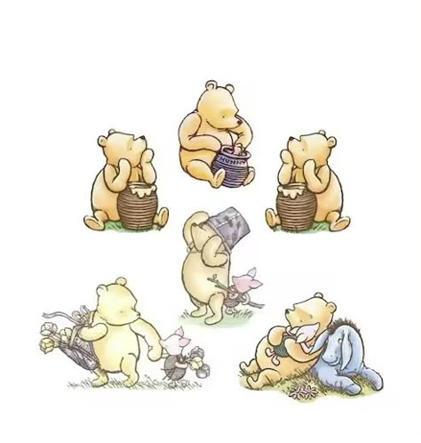 Vintage Winnie The Pooh Images, Free Winnie The Pooh Printables, Old Fashioned Winnie The Pooh, Winnie The Pooh Vintage Illustration, Winnie Pooh Vintage, Pooh Images, Winie The Pooh, Vintage Pooh Bear, Winnie The Pooh Decor