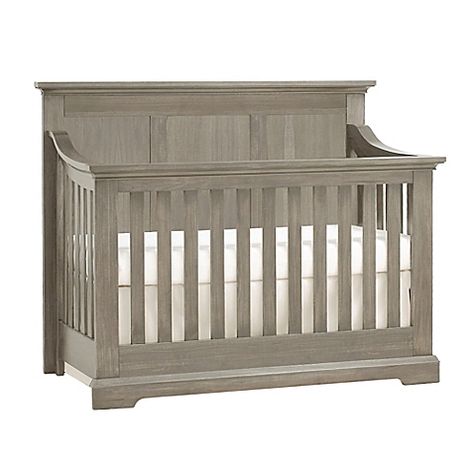 Create a stately and sophisticated nursery with the Jackson Collection by Kingsley. The Jackson 4-in-1 Convertible Crib is the picture of understated elegance with its simple, yet refined headboard and gently sloped side panels. Sophisticated Nursery, Crib Toddler Bed, Full Size Mattress, Adjustable Mattress, Buybuy Baby, Baby Nursery Furniture, Ash Gray, Toddler Furniture, Convertible Crib