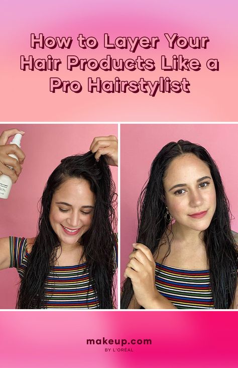 How to Layer Hair Products How To Layer Hair, Next Day Hair, Heat Free Hairstyles, Layer Hair, Volumizing Mousse, Volumizing Spray, Best Hair Mask, Scalp Oil, Heat Protectant