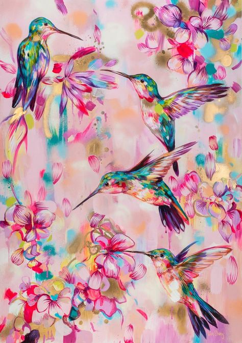 Hummingbird Backgrounds Wallpapers, Sian Storey, Springtime Art, Hummingbird Wallpaper, Hummingbird Pictures, Hampshire England, Fox Painting, Hummingbird Art, Print Design Art