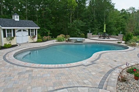 View our Mountain Pond Inground Pool Gallery. Juliano's Pools can help you with your pool project, we serve Western Massachusetts, Connecticut, and Rhode Island Swimming Pool Slides, Pool Pavers, Pool Kits, Pools Backyard Inground, Rocky Hill, Pool Remodel, Western Massachusetts, Stamped Concrete Patio, Swimming Pools Inground