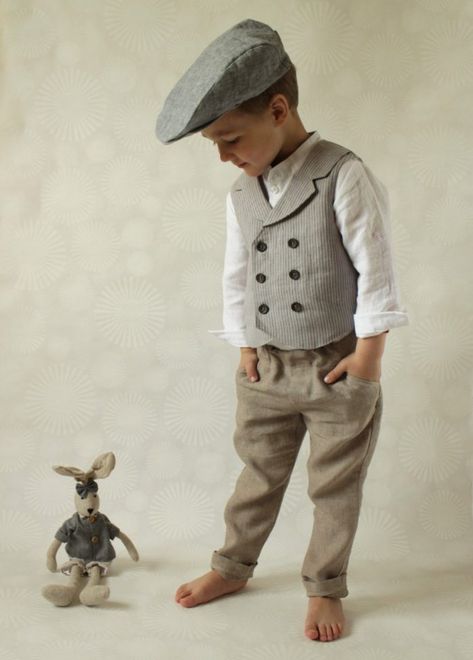 30+ Ring Bearer Outfits That are Beyond Adorable | Junebug Weddings Boys Waistcoat, Trendy Vest, Toddler Suits, Toddler Vest, Baby Mode, Vest And Pants, Bearer Outfit, Wedding Party Outfits, Boys Vest