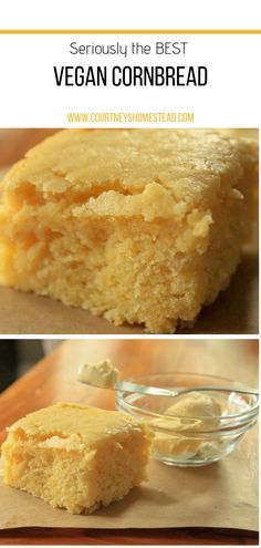 Vegan Cornbread, Delicious Cornbread, Vegan Thanksgiving Recipes, Cornbread Recipe, Cake Vegan, Vegan Bread, Vegan Comfort Food, Vegan Thanksgiving, Corn Bread Recipe