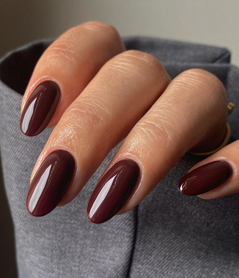 STELLAR GEL™ | CHERRY COLA ~ I’d have to say this has been the fall fav so far! Let us know what your favourite colour is for fall? Comment below ⬇️ 📸 … | Instagram Dark Brown Nails, Nail Ideas For Winter, Embrace Your Dark Side, Shiny Nails Designs, Old Money Winter, Winter Nail Ideas, 2024 Nails, Nail Colors Winter, Cherry Nails